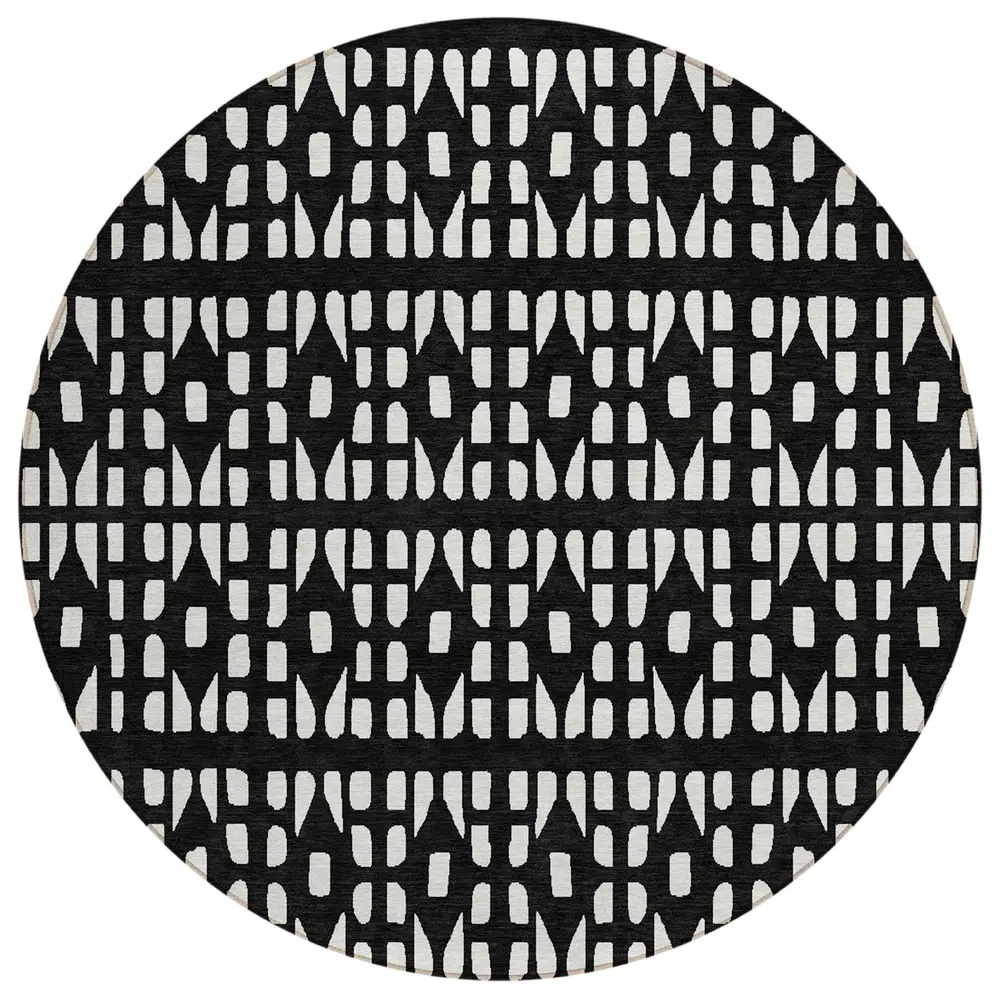 Chantille ACN963 Black 8' x 8' Rug