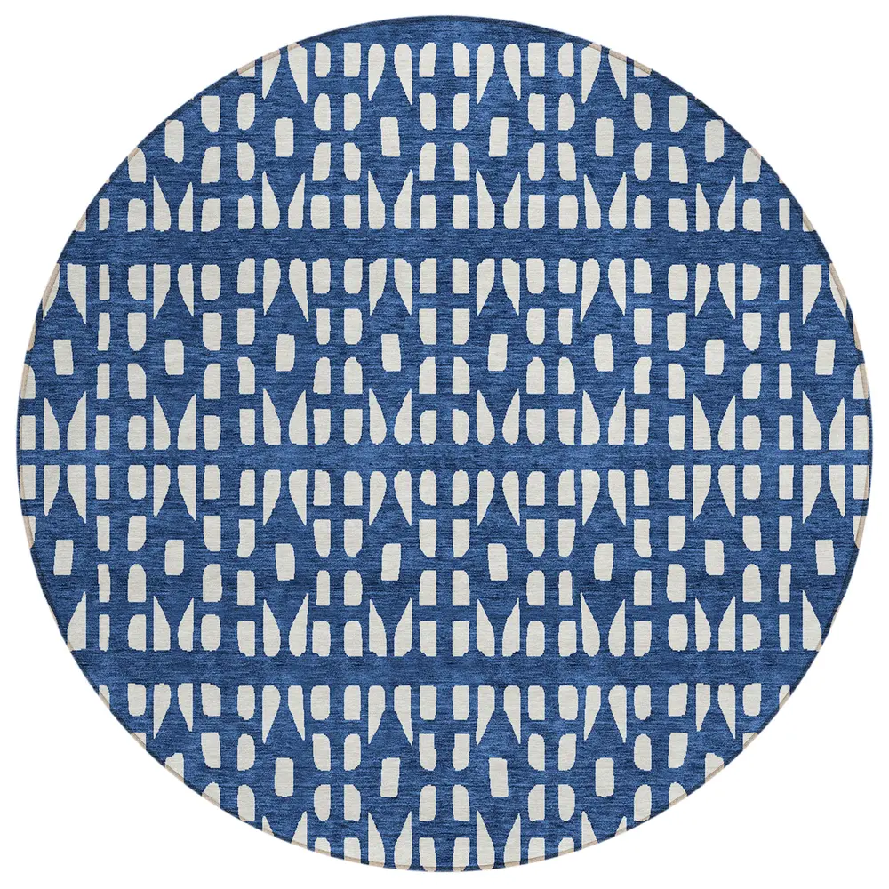 Chantille ACN963 Navy 8' x 8' Rug