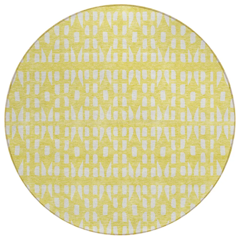 Chantille ACN963 Yellow 8' x 8' Rug