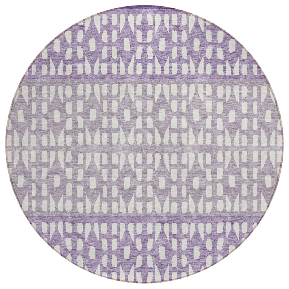 Chantille ACN964 Purple 8' x 8' Rug