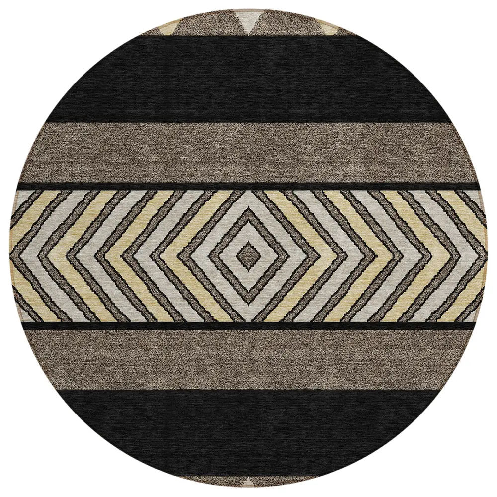 Chantille ACN965 Black 8' x 8' Rug