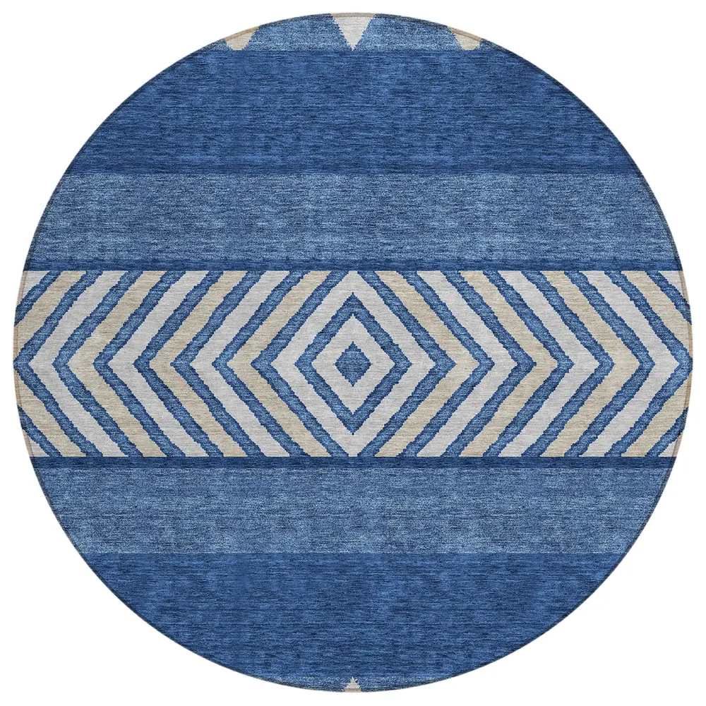 Chantille ACN965 Navy 8' x 8' Rug