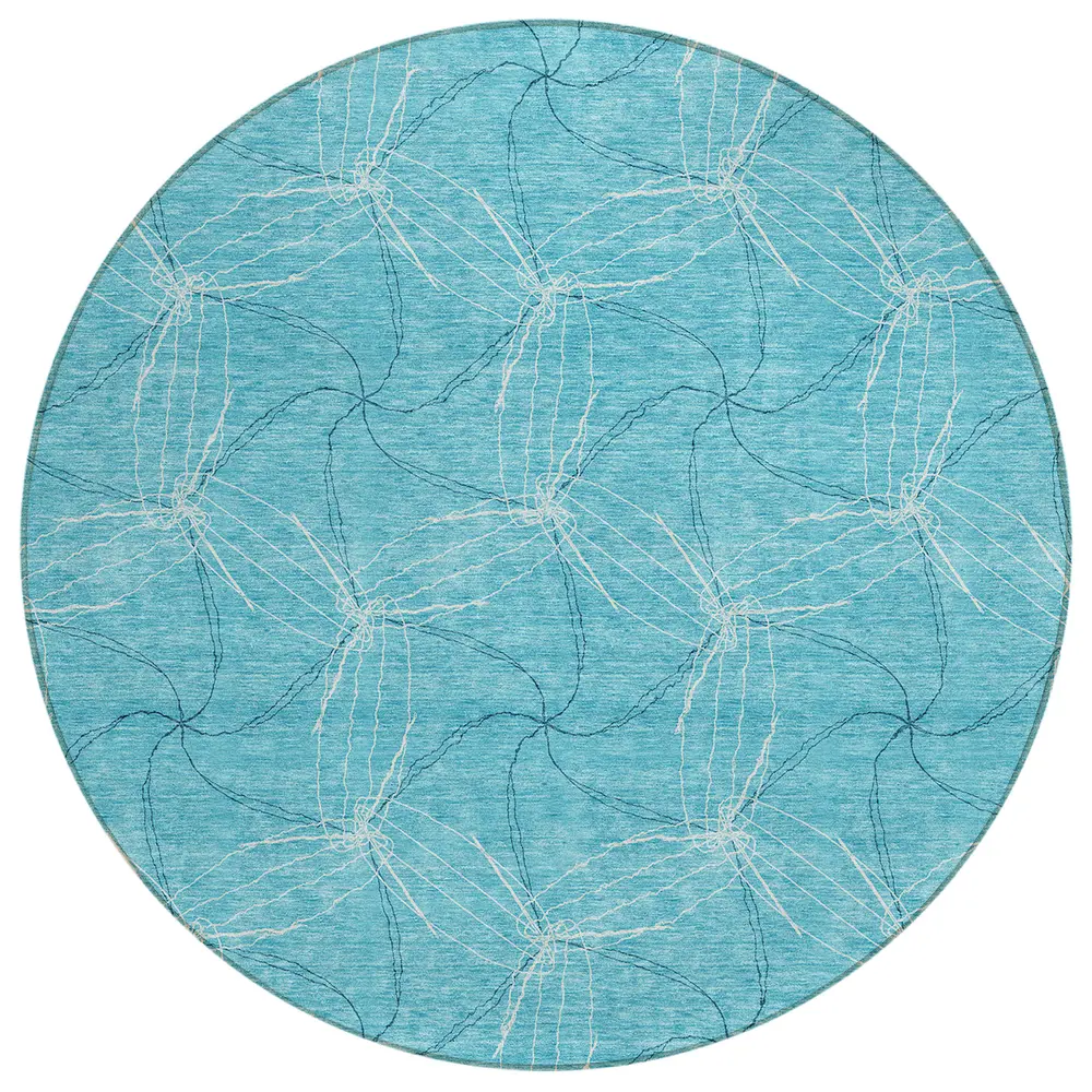 Chantille ACN968 Aqua 8' x 8' Rug