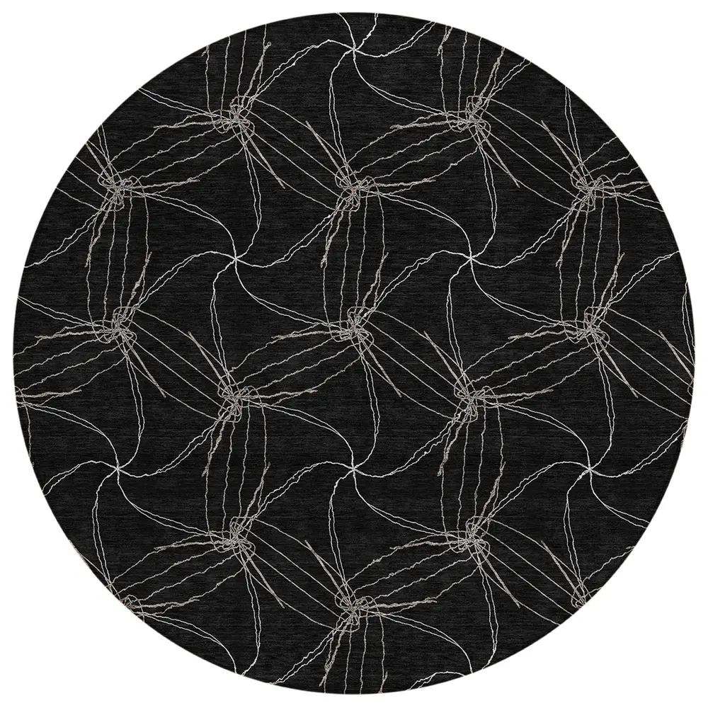 Chantille ACN968 Black 8' x 8' Rug