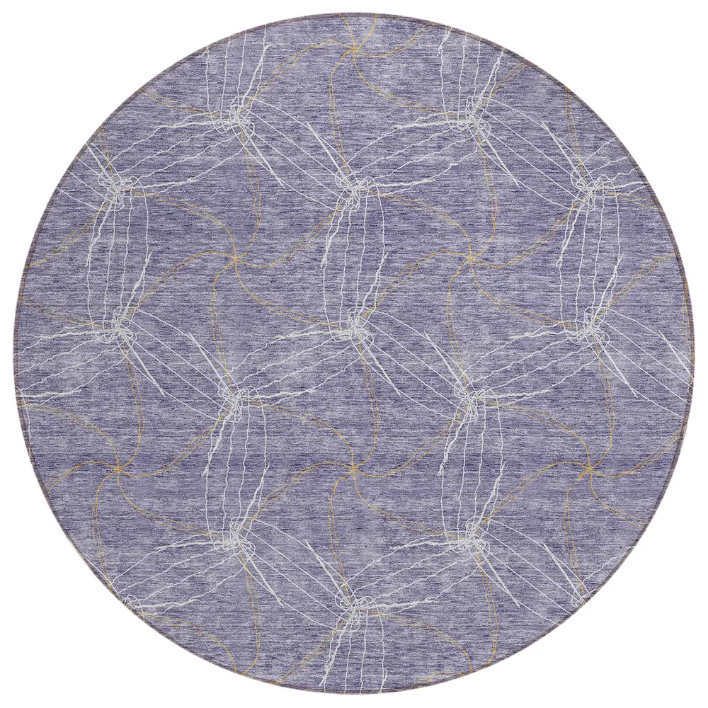 Chantille ACN968 Purple 8' x 8' Rug