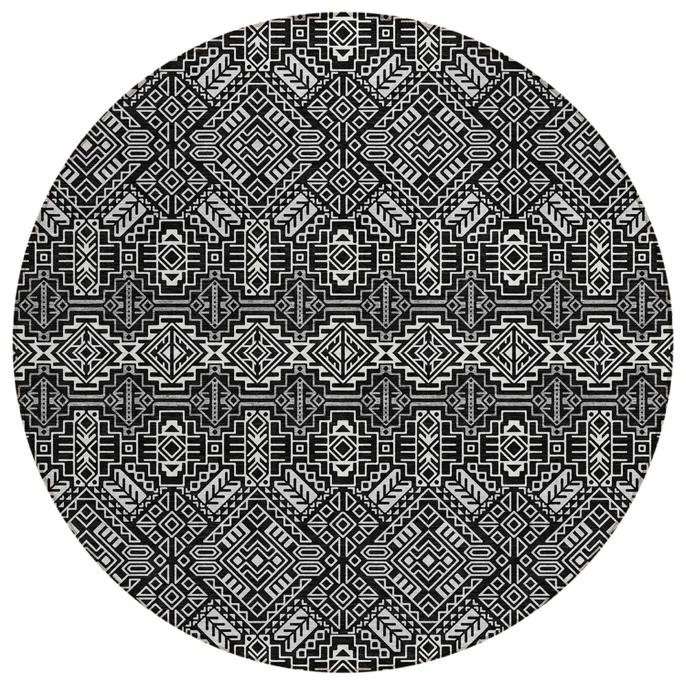 Chantille ACN970 Black 8' x 8' Rug