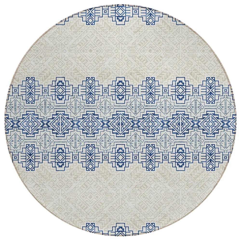 Chantille ACN970 Navy 8' x 8' Rug