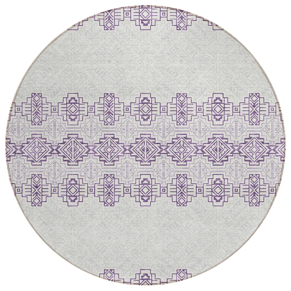 Chantille ACN970 Purple 8' x 8' Rug
