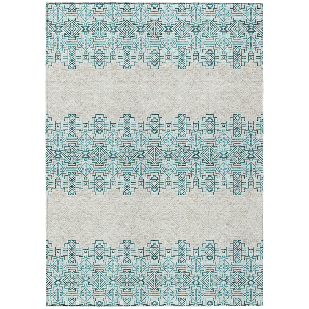 Chantille ACN970 Teal 3' x 5' Rug