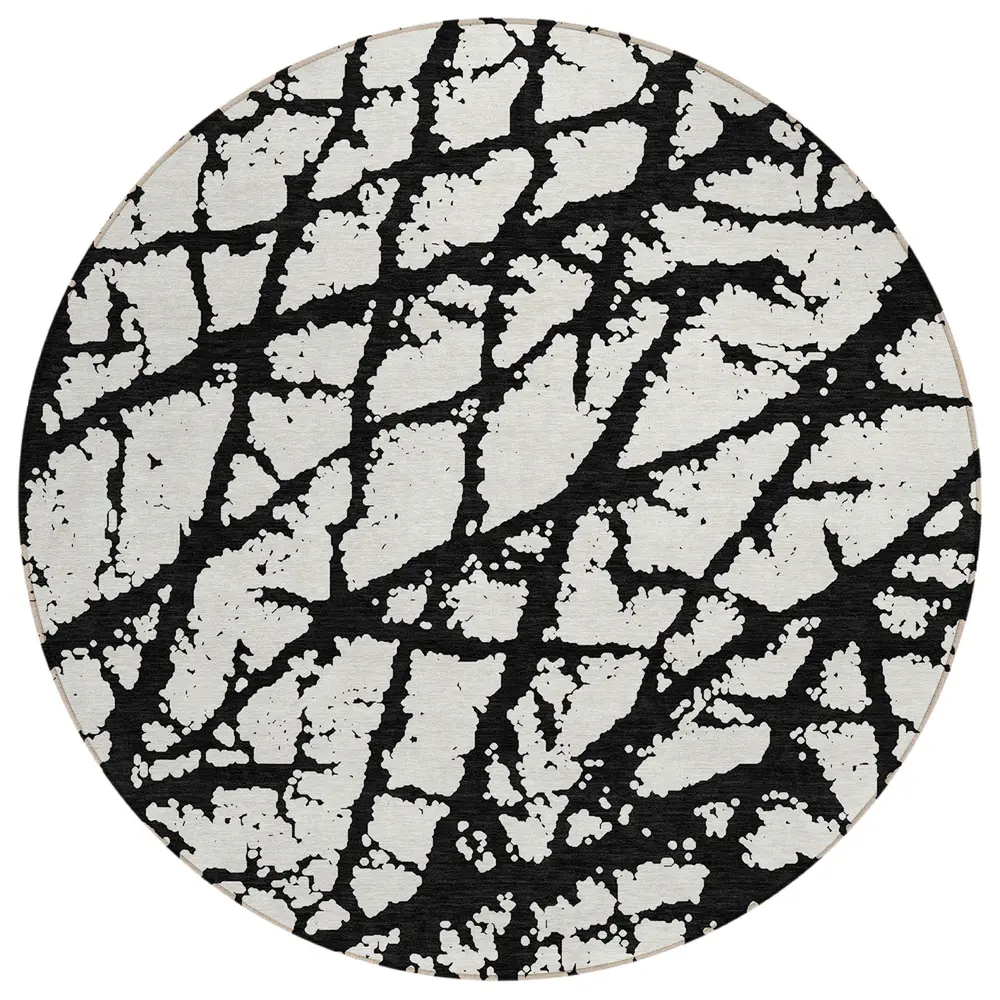 Chantille ACN972 Black 8' x 8' Rug