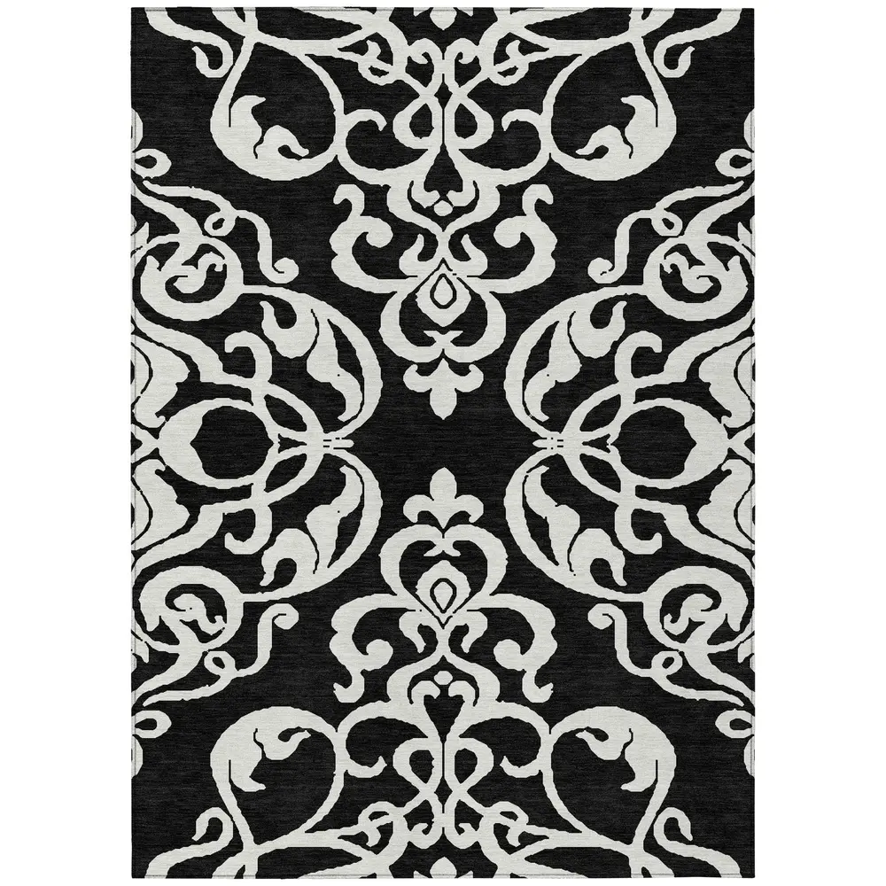 Chantille ACN973 Black 3' x 5' Rug