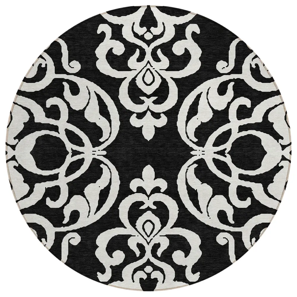 Chantille ACN973 Black 8' x 8' Rug