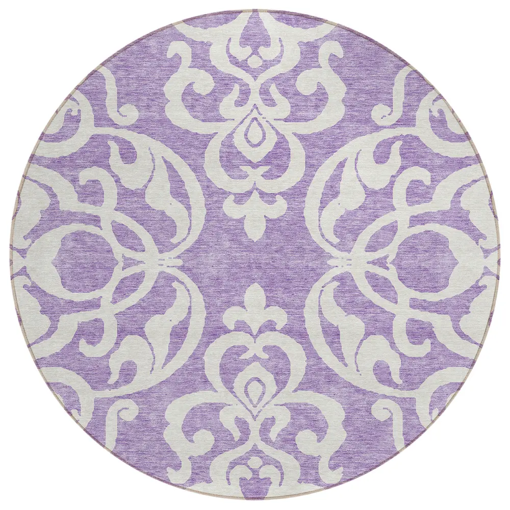 Chantille ACN973 Purple 8' x 8' Rug