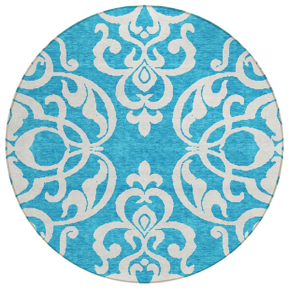 Chantille ACN973 Turquoise 8' x 8' Rug