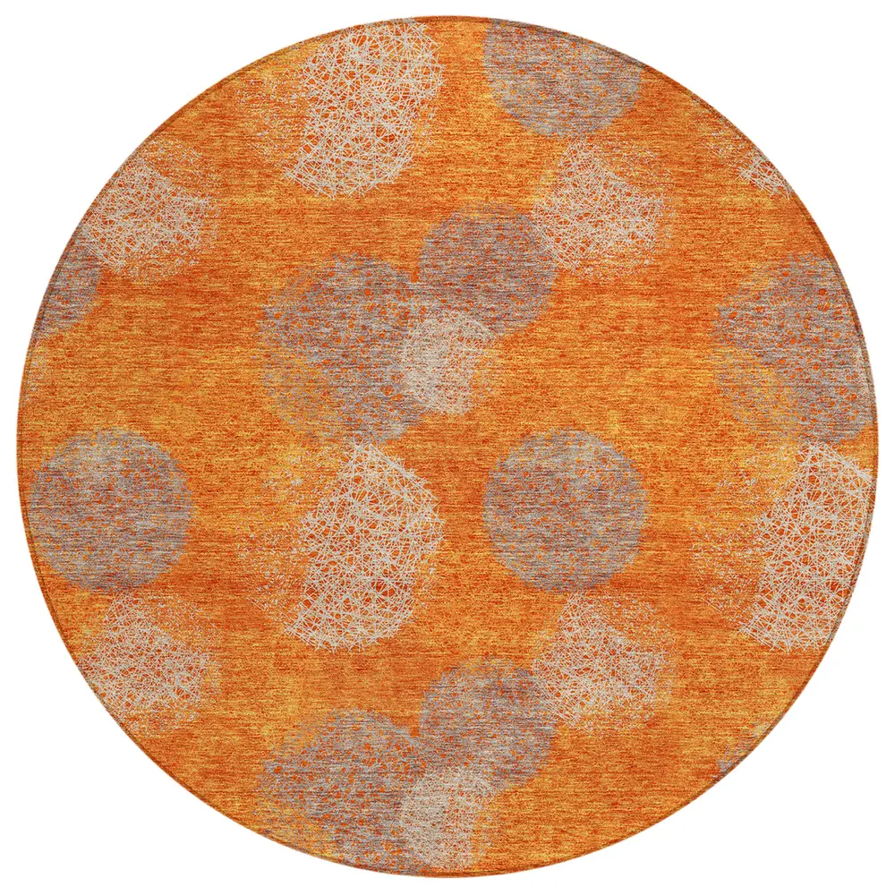 Chantille ACN977 Orange 8' x 8' Rug