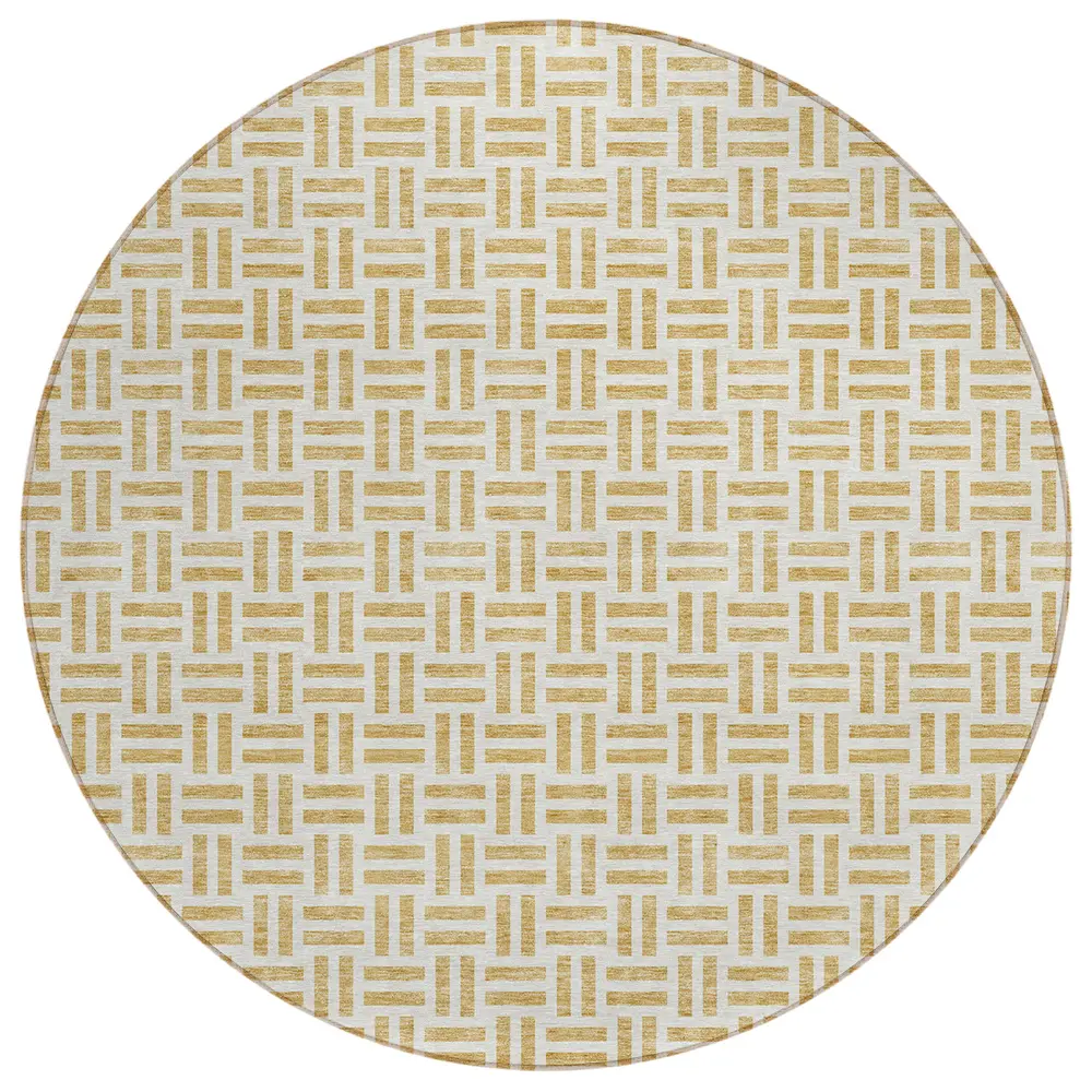 Chantille ACN978 Gold 8' x 8' Rug