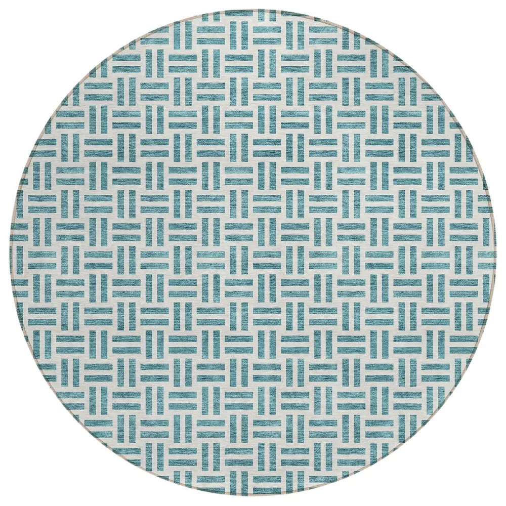 Chantille ACN978 Teal 8' x 8' Rug