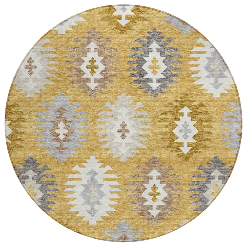 Chantille ACN983 Gold 8' x 8' Rug