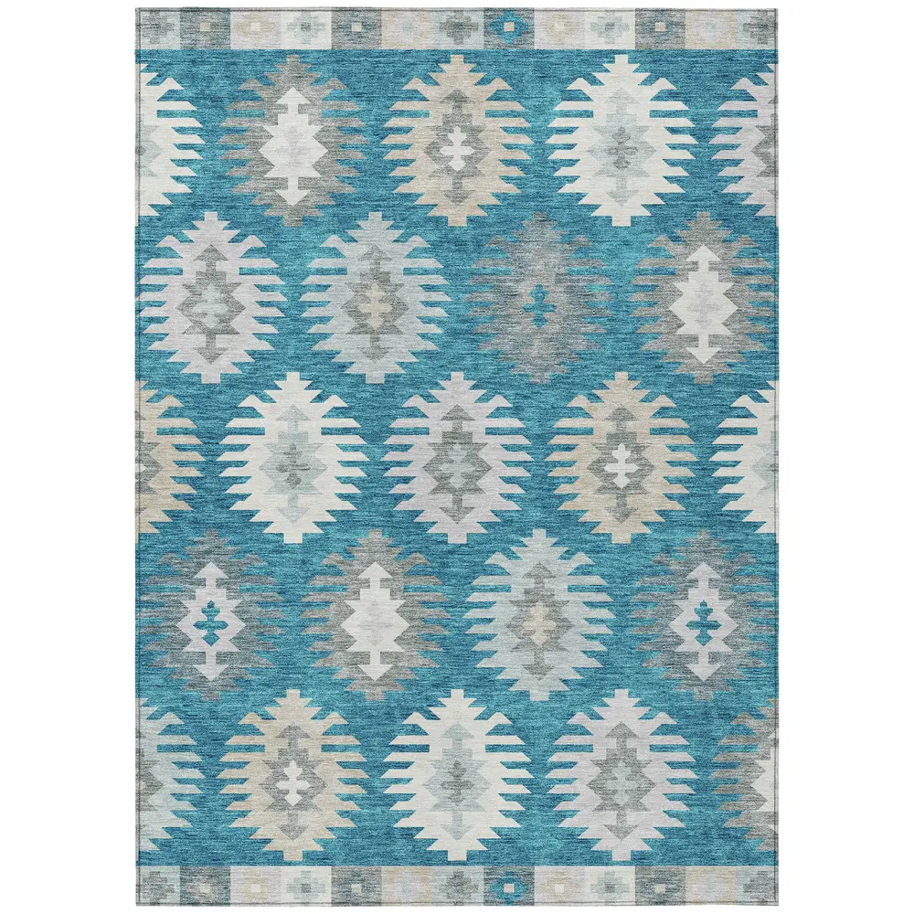 Chantille ACN983 Teal 5' x 7'6