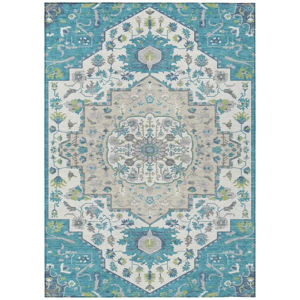 Chantille ACN985 Teal 9' x 12' Rug