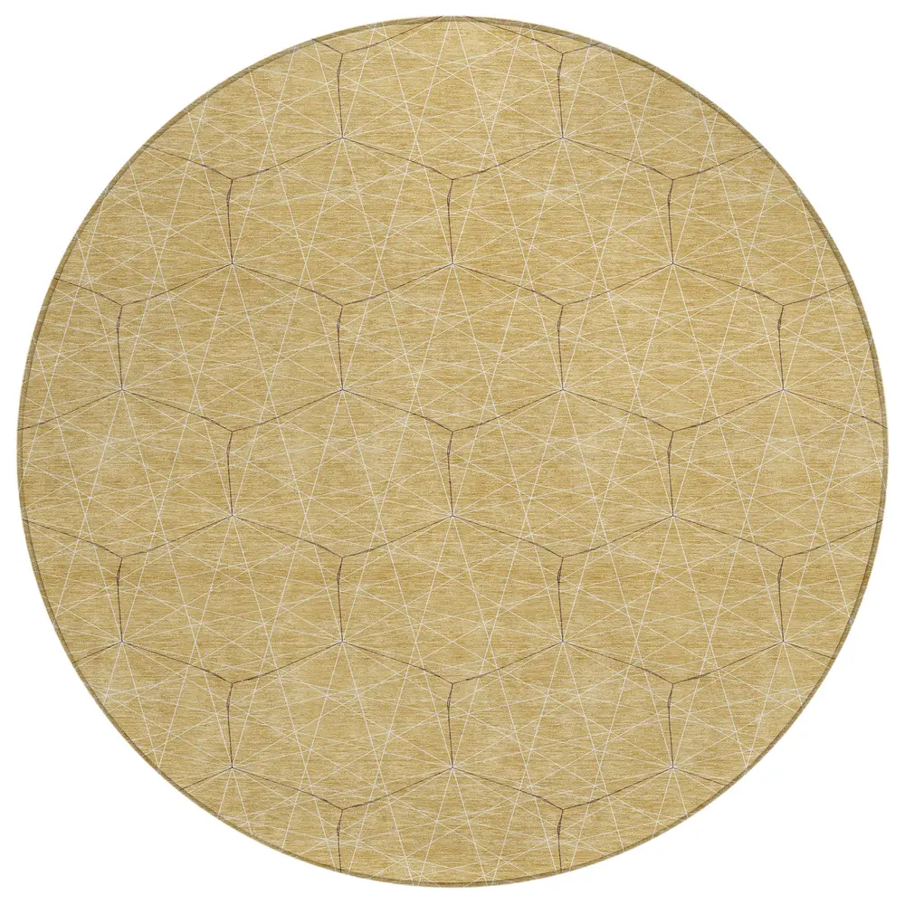 Chantille ACN987 Gold 8' x 8' Rug