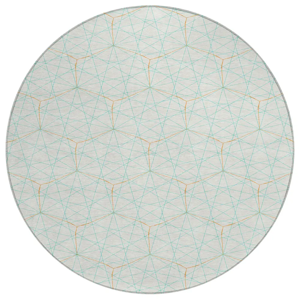 Chantille ACN987 White 8' x 8' Rug
