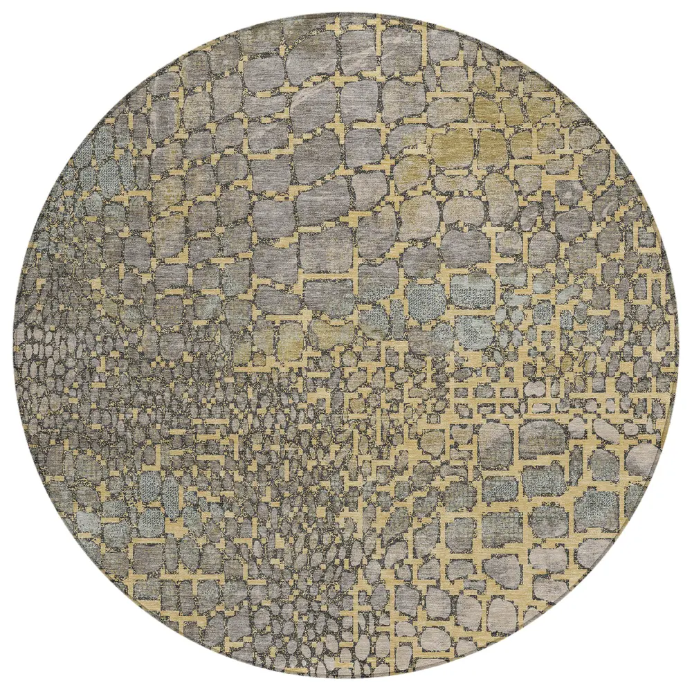 Chantille ACN988 Gold 8' x 8' Rug