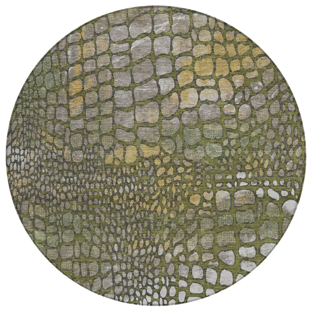 Chantille ACN988 Olive 8' x 8' Rug