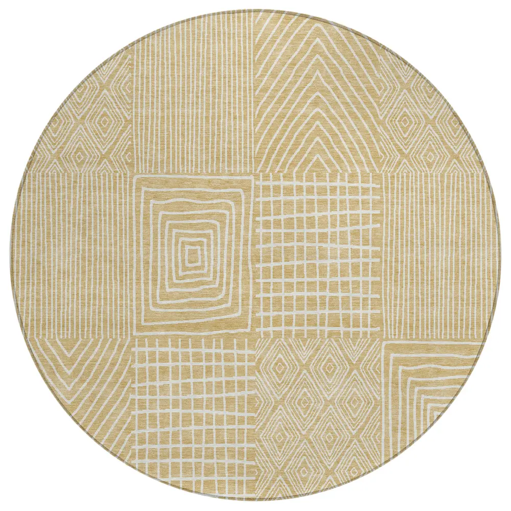 Chantille ACN990 Gold 8' x 8' Rug