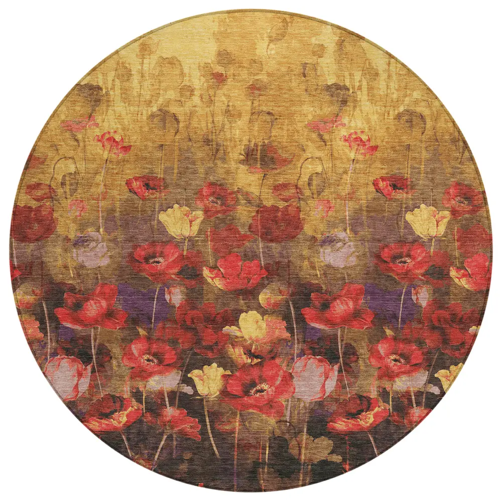 Chantille ACN992 Gold 8' x 8' Rug