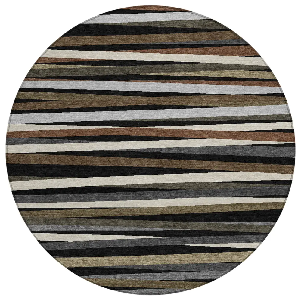 Chantille ACN997 Black 8' x 8' Rug