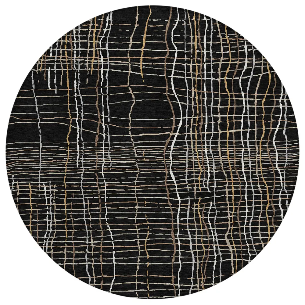 Chantille ACN998 Black 8' x 8' Rug