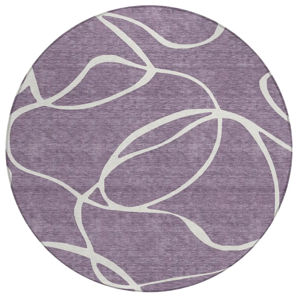 Chantille ACN999 Purple 8' x 8' Rug