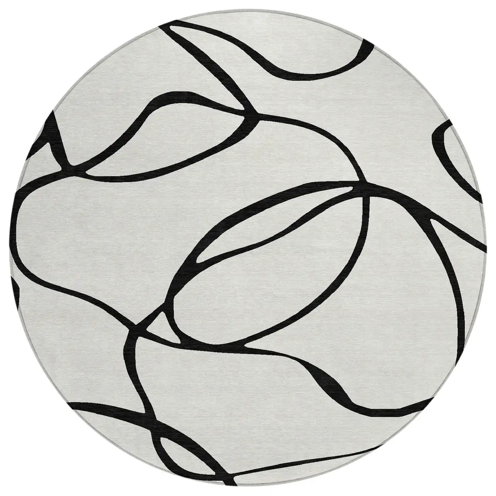 Chantille ACN999 White 8' x 8' Rug
