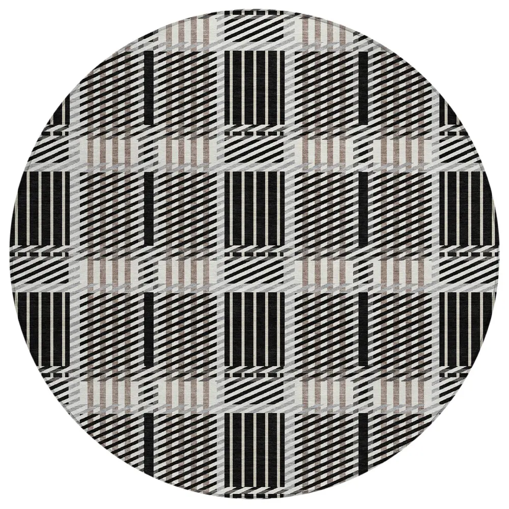 Chantille ACN1000 Black 8' x 8' Rug