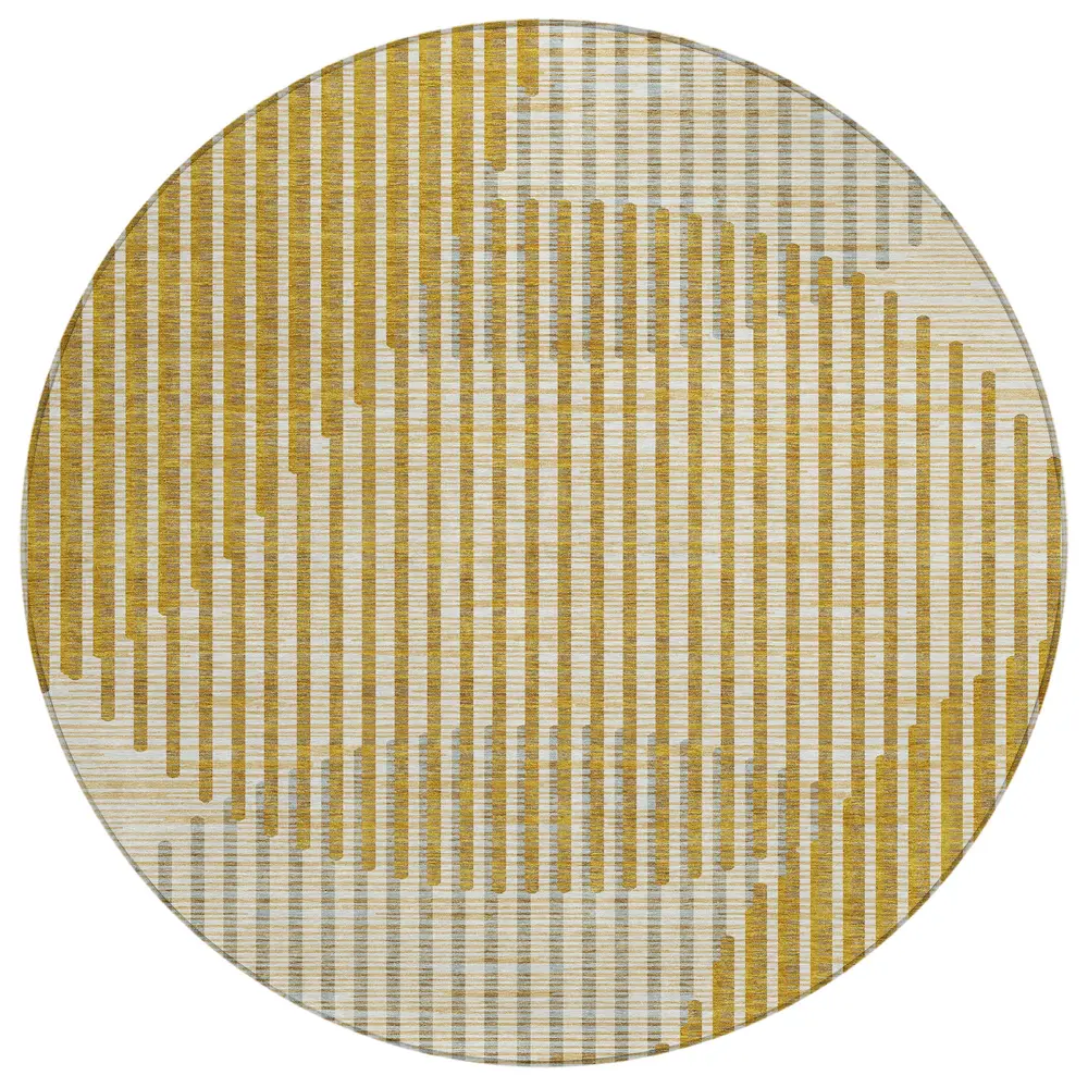 Chantille ACN1001 Gold 8' x 8' Rug
