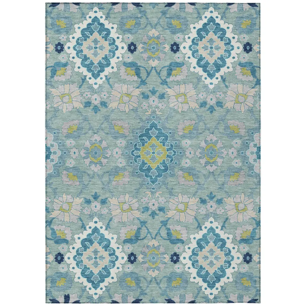 Chantille ACN1002 Teal 3' x 5' Rug