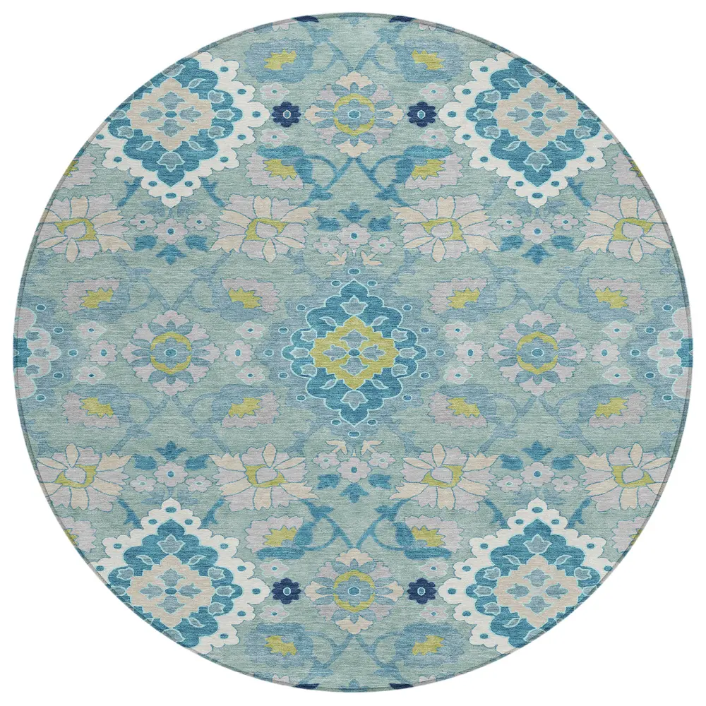 Chantille ACN1002 Teal 8' x 8' Rug