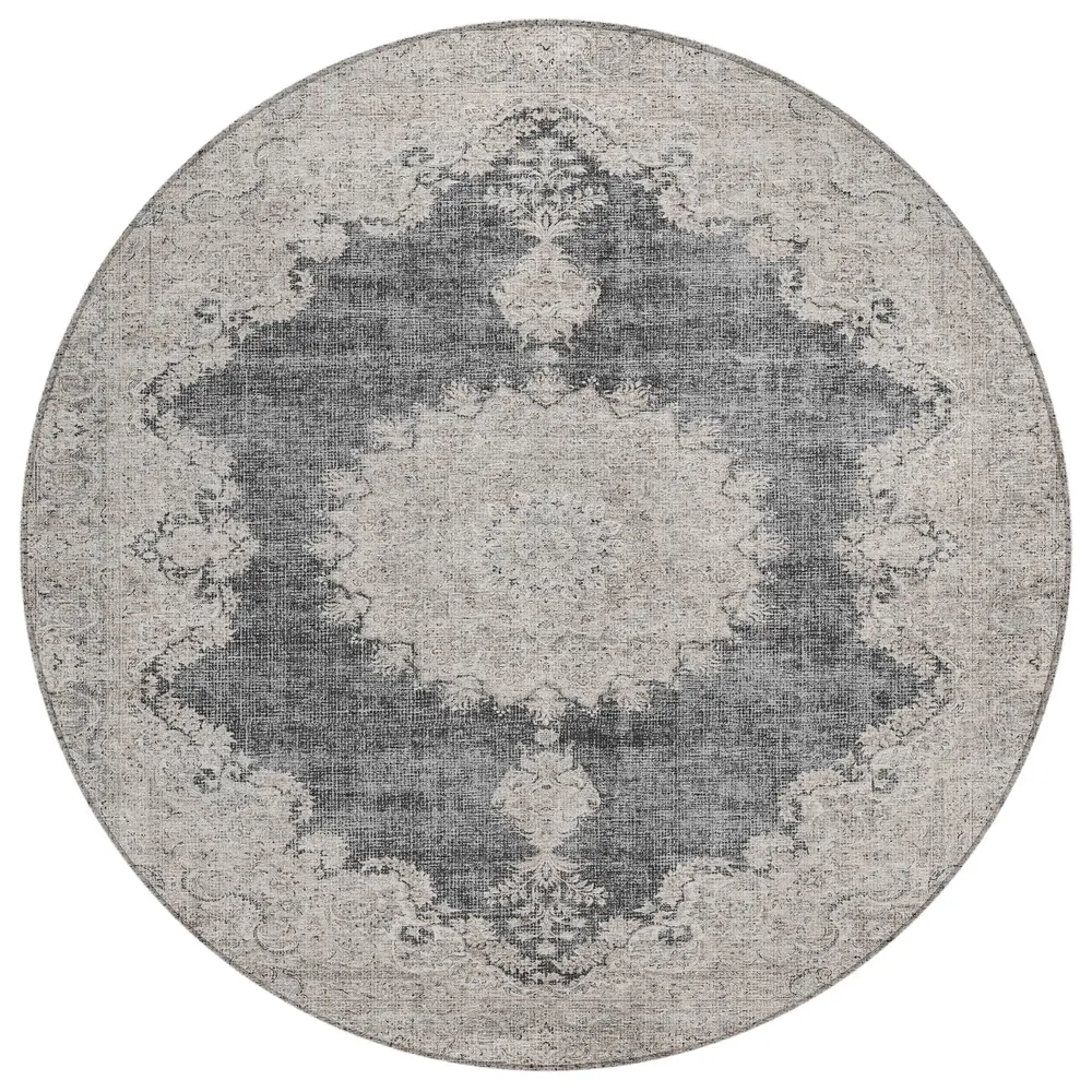 Chantille ACN1003 Black 8' x 8' Rug