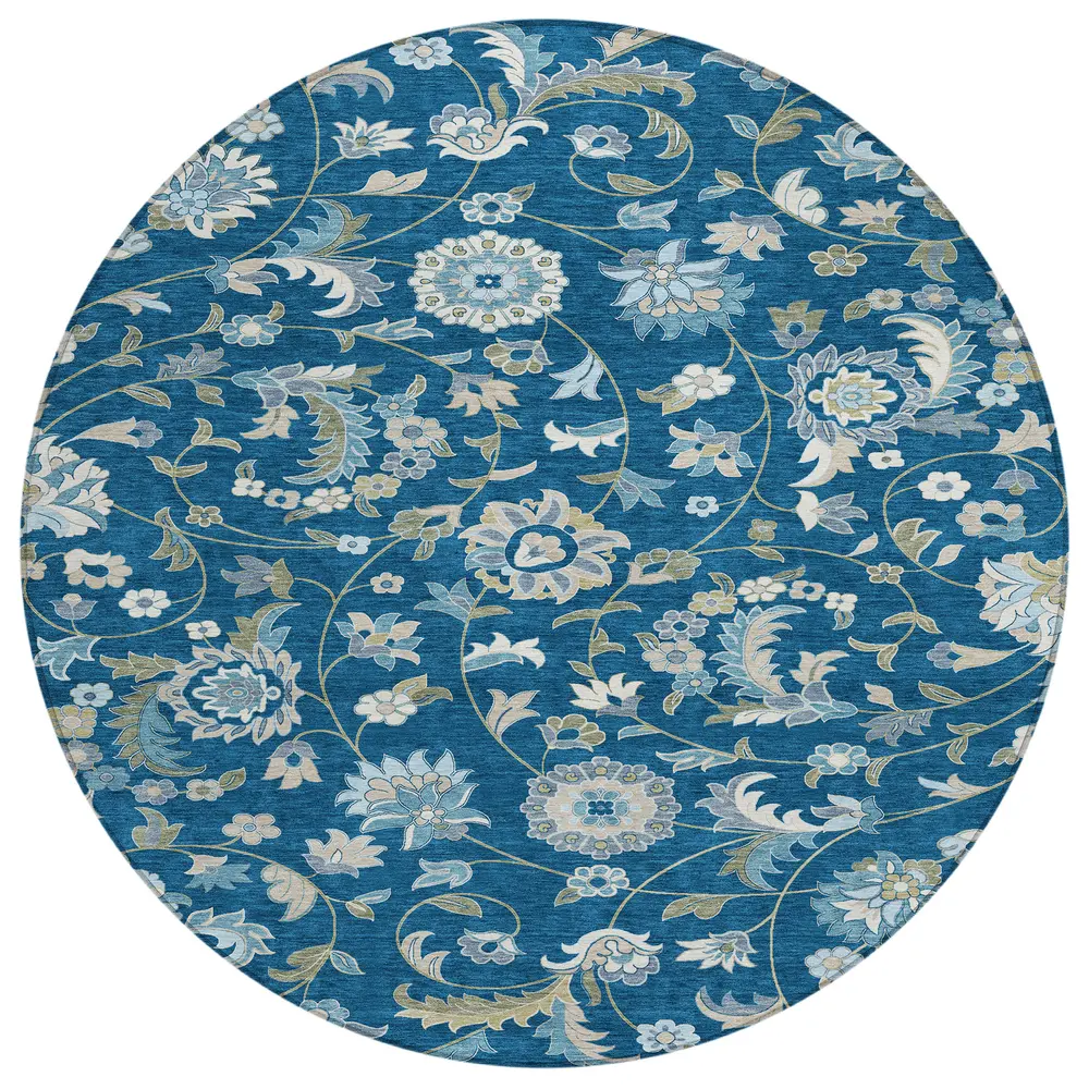 Chantille ACN1006 Navy 8' x 8' Rug