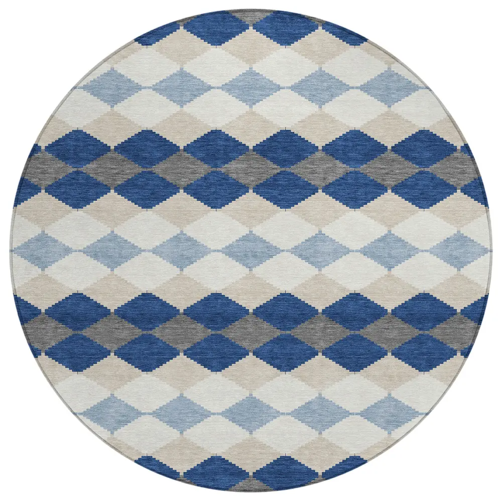 Chantille ACN1007 Navy 8' x 8' Rug