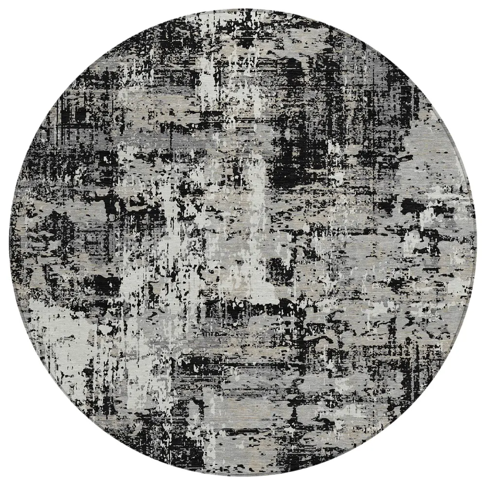 Chantille ACN1008 Black 8' x 8' Rug