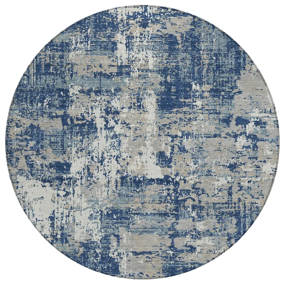 Chantille ACN1008 Navy 8' x 8' Rug