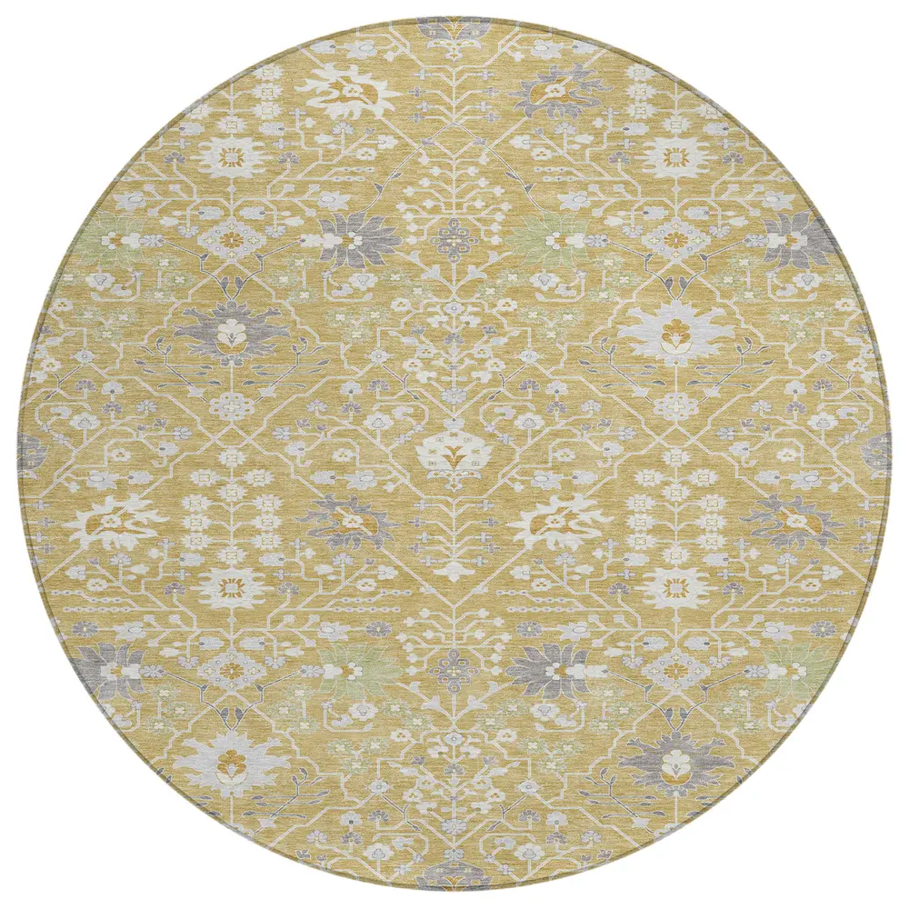 Chantille ACN1009 Gold 8' x 8' Rug