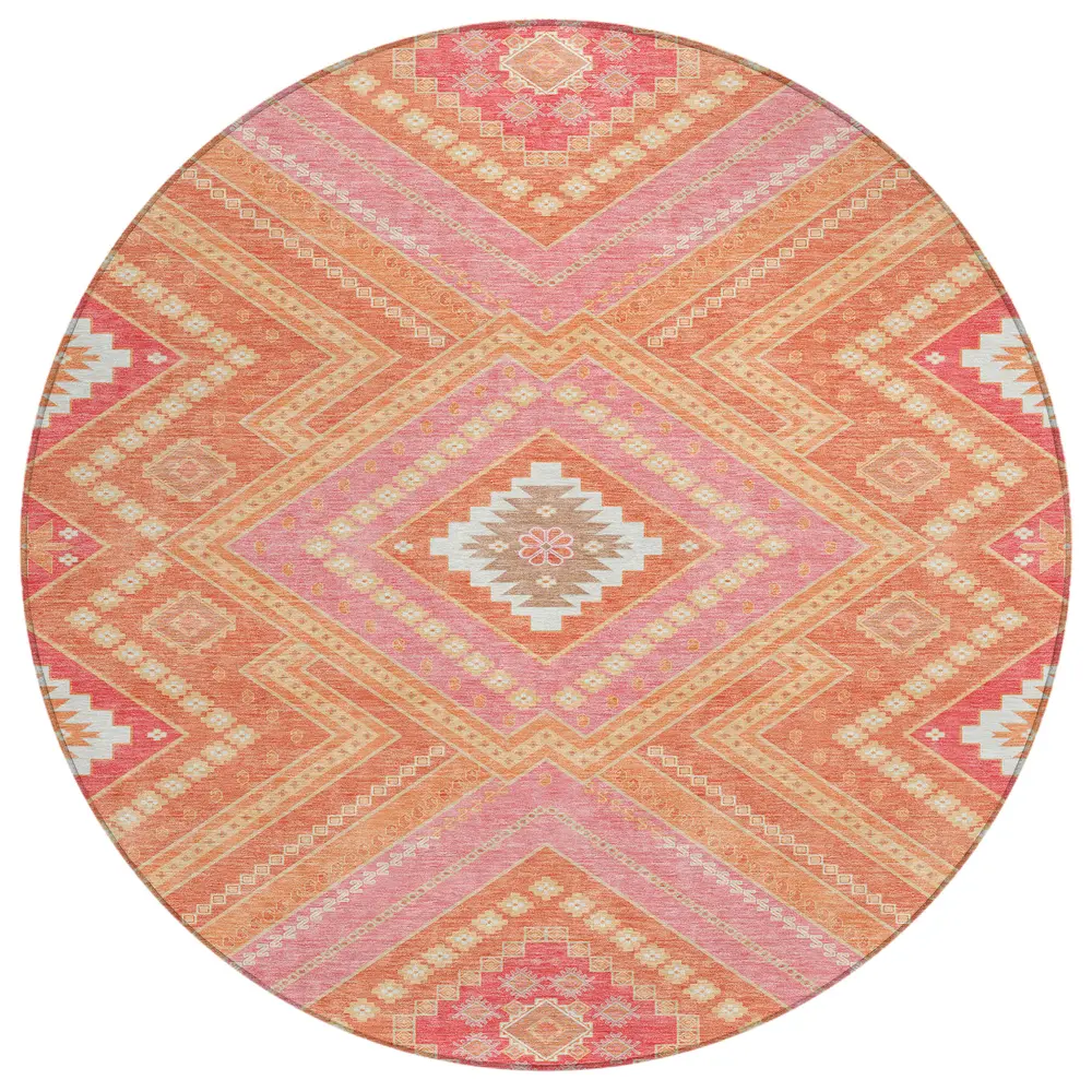 Chantille ACN1010 Coral 8' x 8' Rug