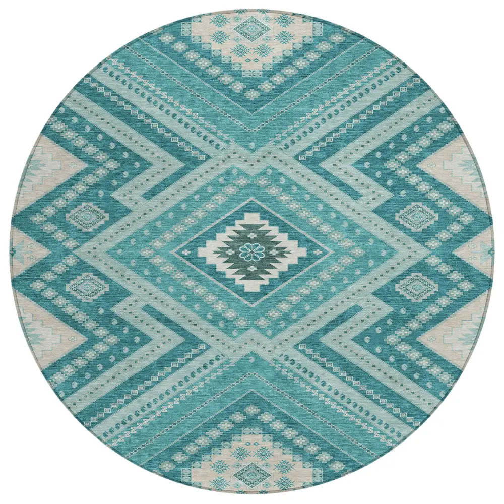 Chantille ACN1010 Teal 8' x 8' Rug