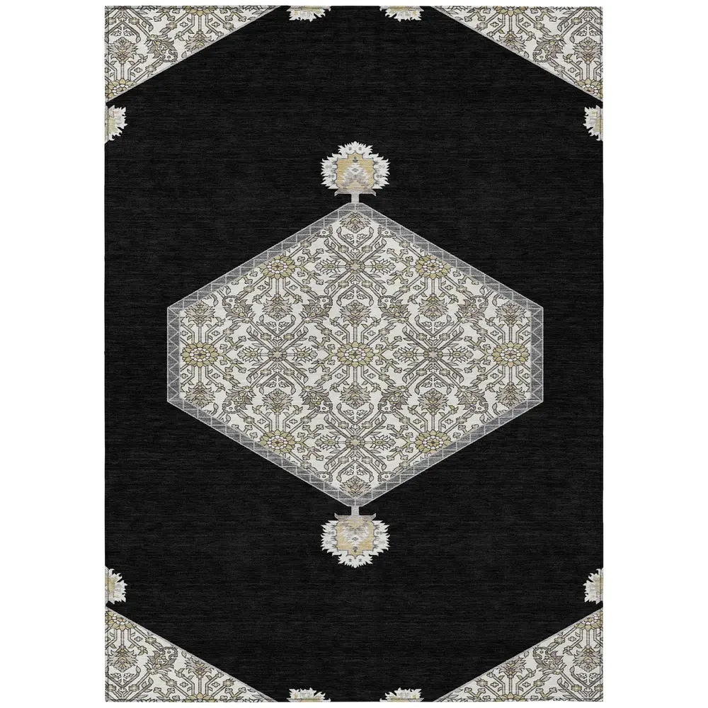 Chantille ACN1011 Black 10' x 14' Rug