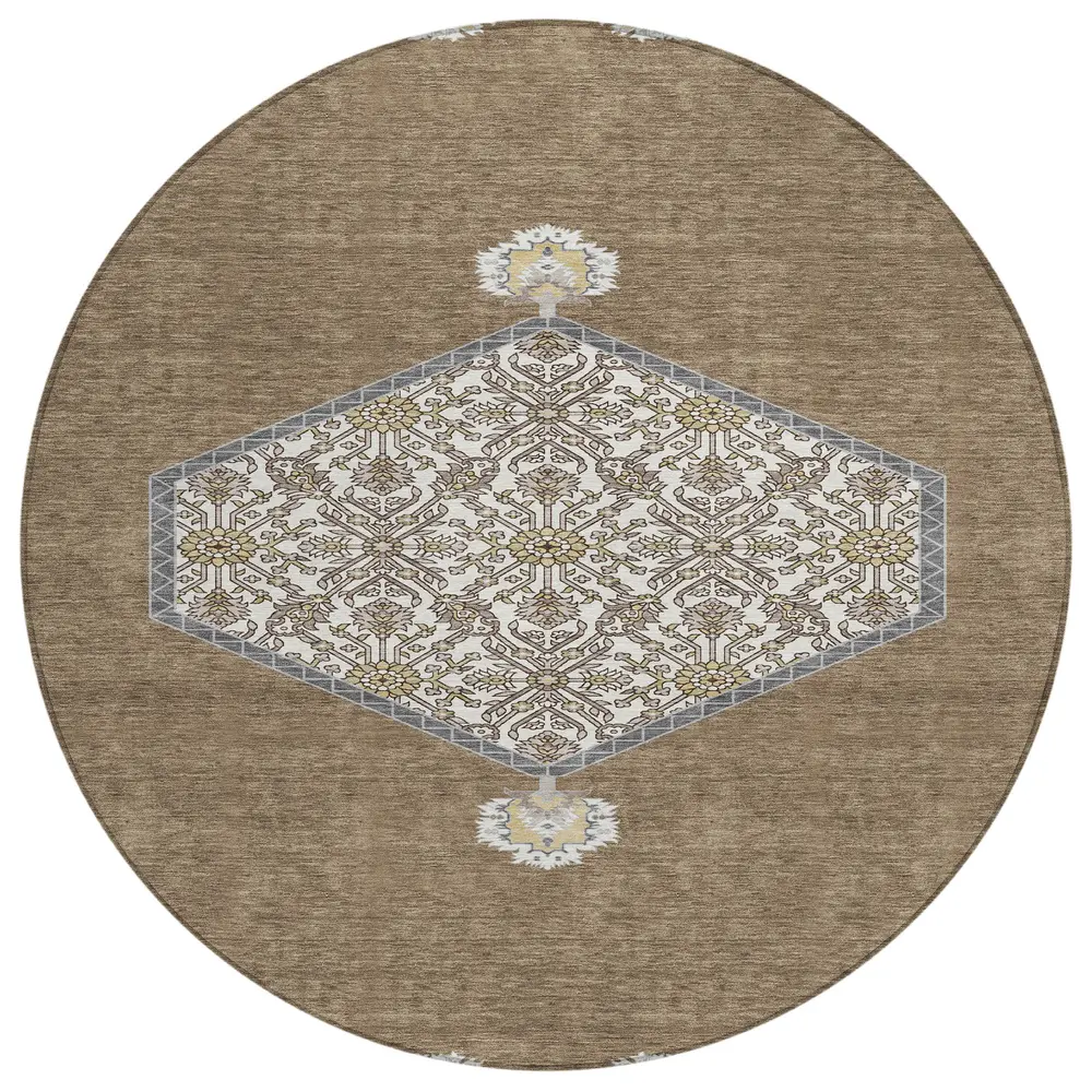 Chantille ACN1011 Brown 8' x 8' Rug