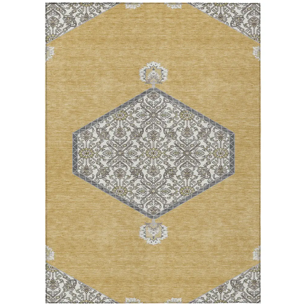 Chantille ACN1011 Gold 3' x 5' Rug