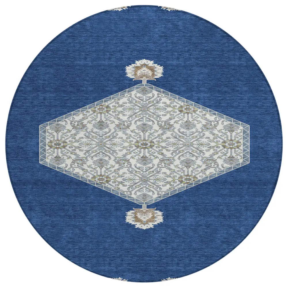 Chantille ACN1011 Navy 8' x 8' Rug